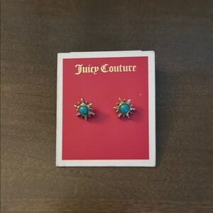 Juicy Couture Blue Star Earrings